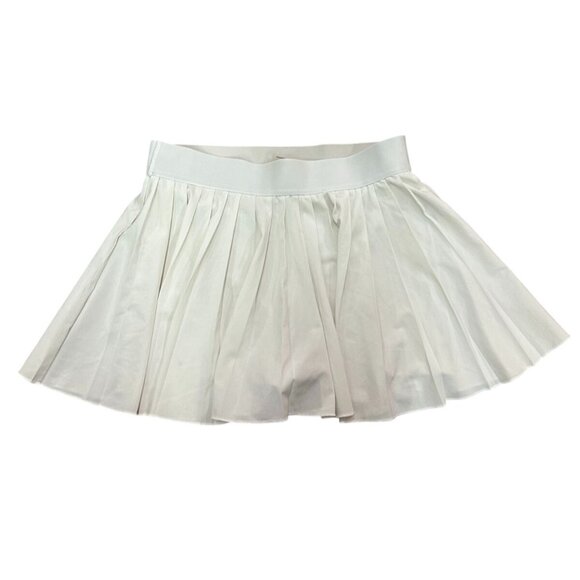 Aritzia Tna Move Tech Tennis Pro Micro Mini Skirt Pleated White Women's Size M - Picture 2 of 9
